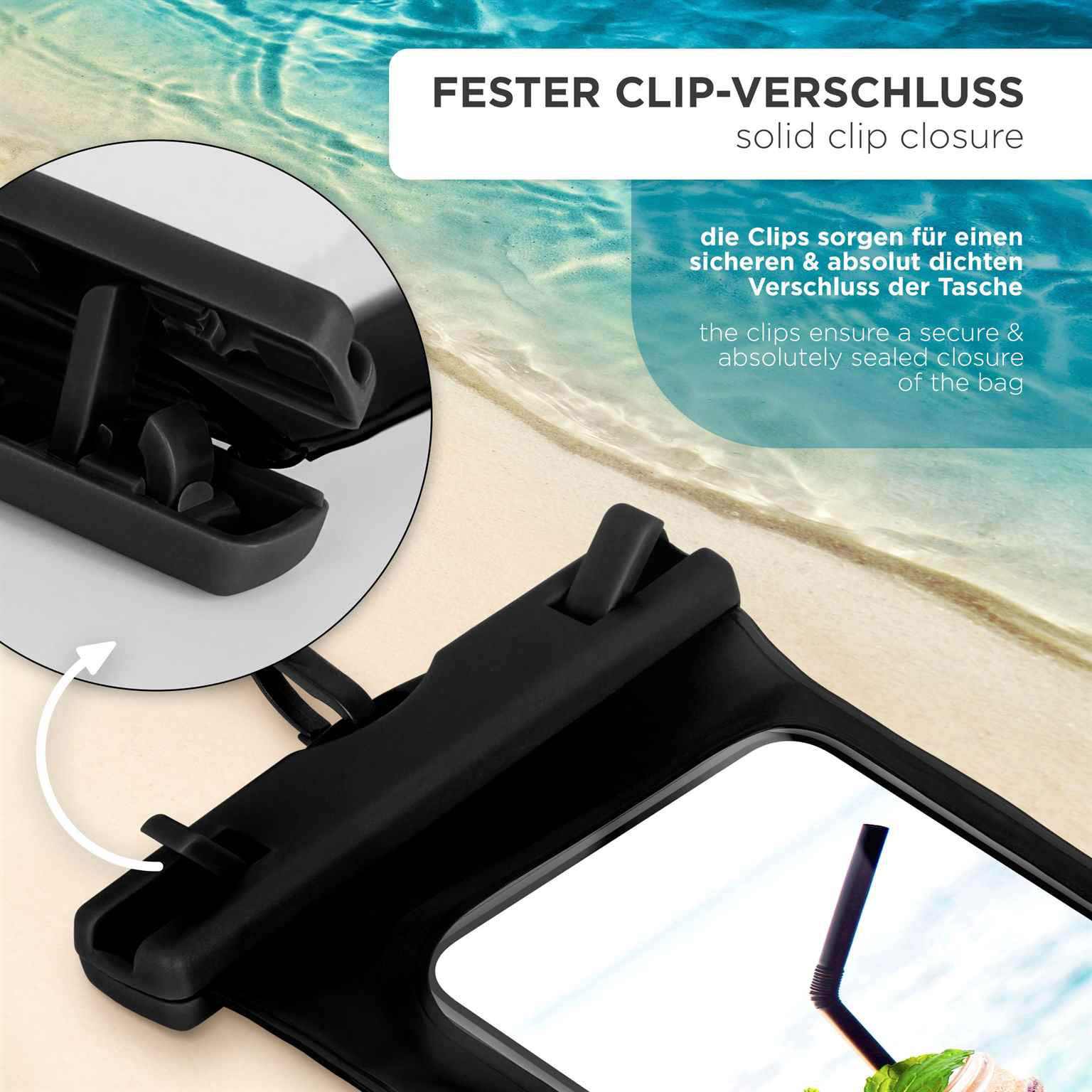 ONEFLOW Beach Bag iPhone 5s wasserdichte Hülle – Weiteres Produktbild 2
