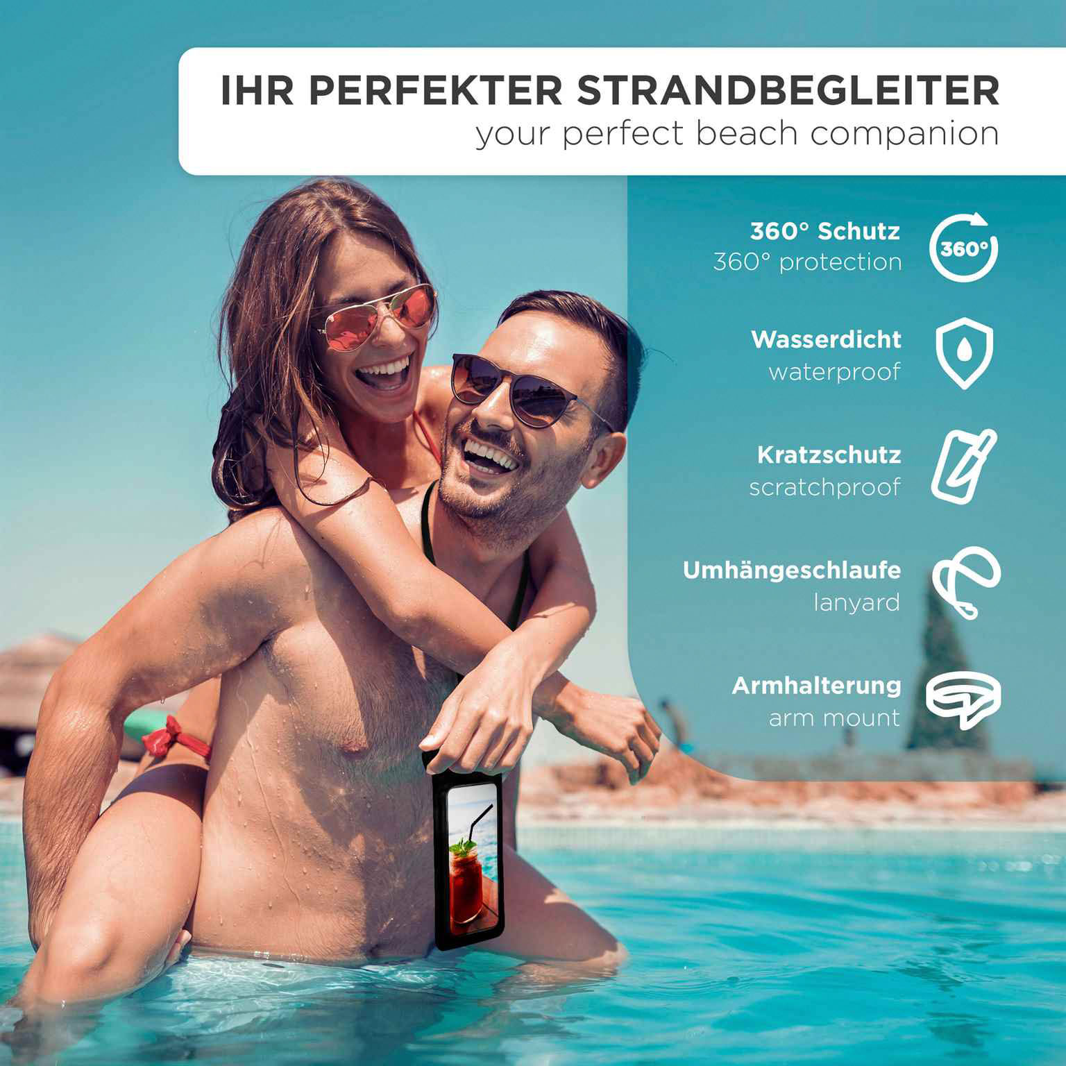 ONEFLOW Beach Bag Huawei P smart Plus 2019 wasserdichte Hülle – Weiteres Produktbild 1