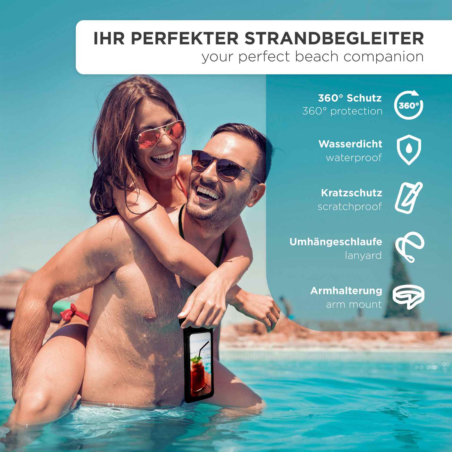 ONEFLOW Beach Bag Huawei Pura 70 Ultra wasserdichte Hülle – Weiteres Produktbild 1
