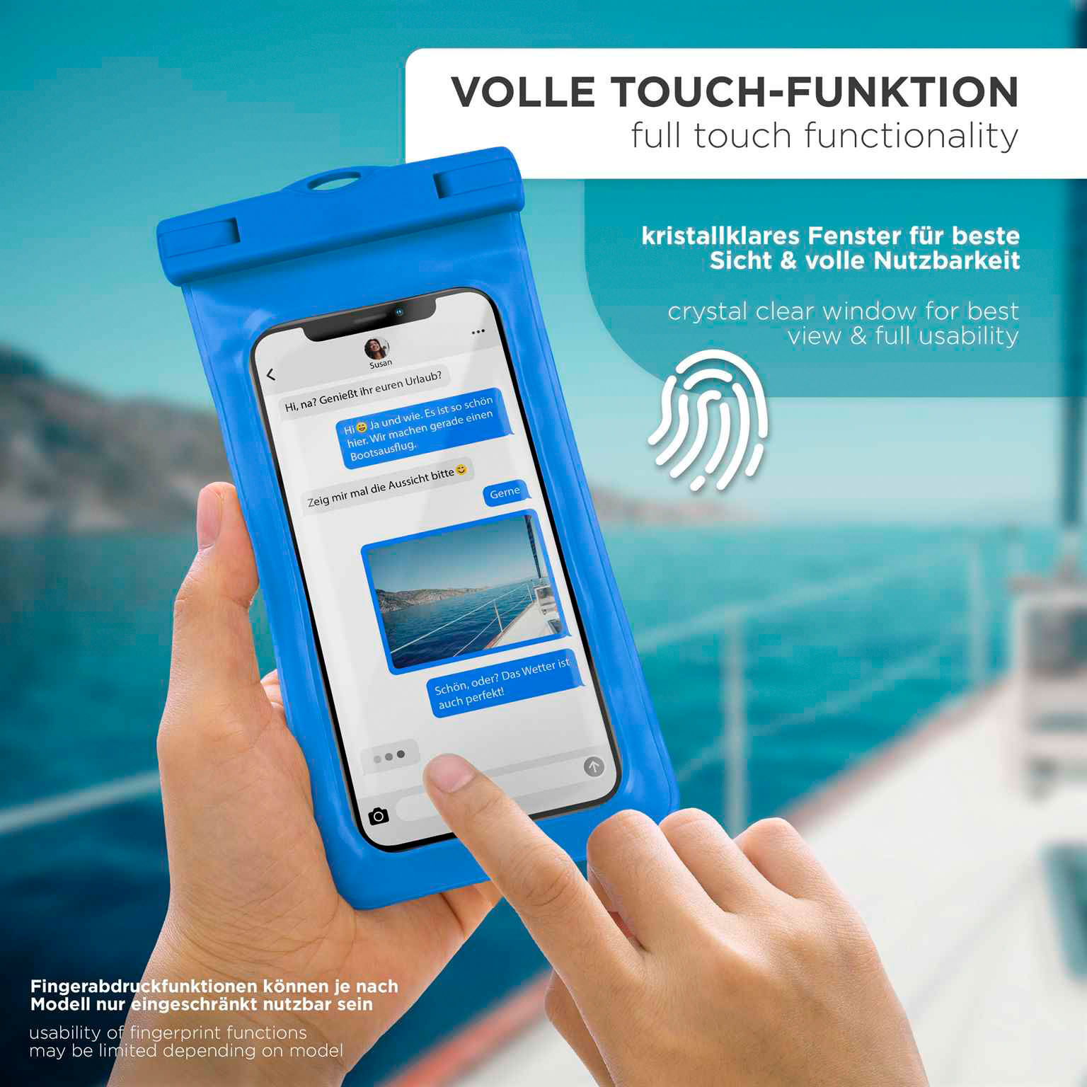 ONEFLOW Beach Bag Motorola Edge 40 Pro wasserdichte Hülle – Weiteres Produktbild 4 ONEFLOW Beach Bag Motorola Edge 40 Pro wasserdichte Hülle – Weiteres Produktbild 4