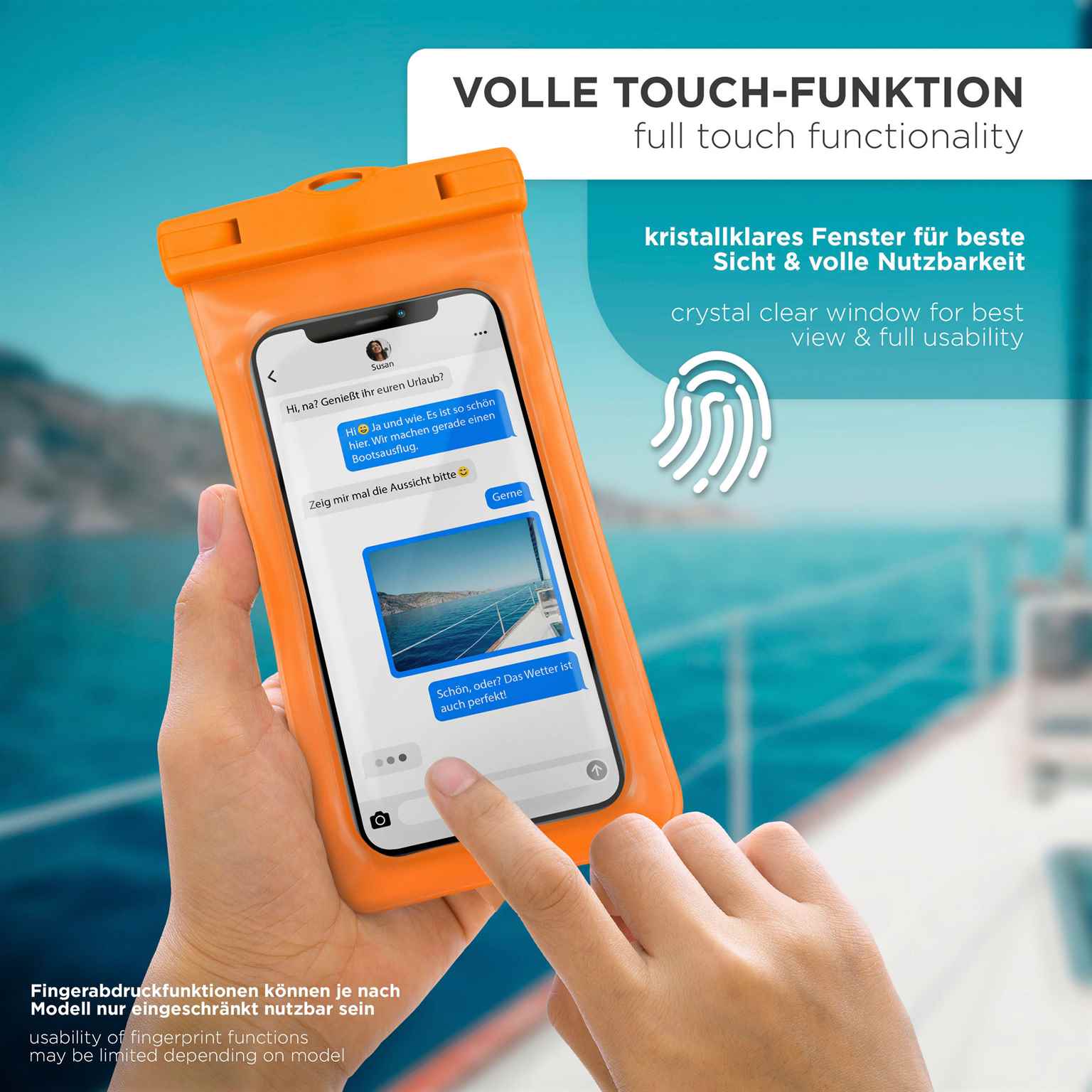 ONEFLOW Beach Bag Motorola Edge 50 Fusion wasserdichte Hülle – Weiteres Produktbild 3