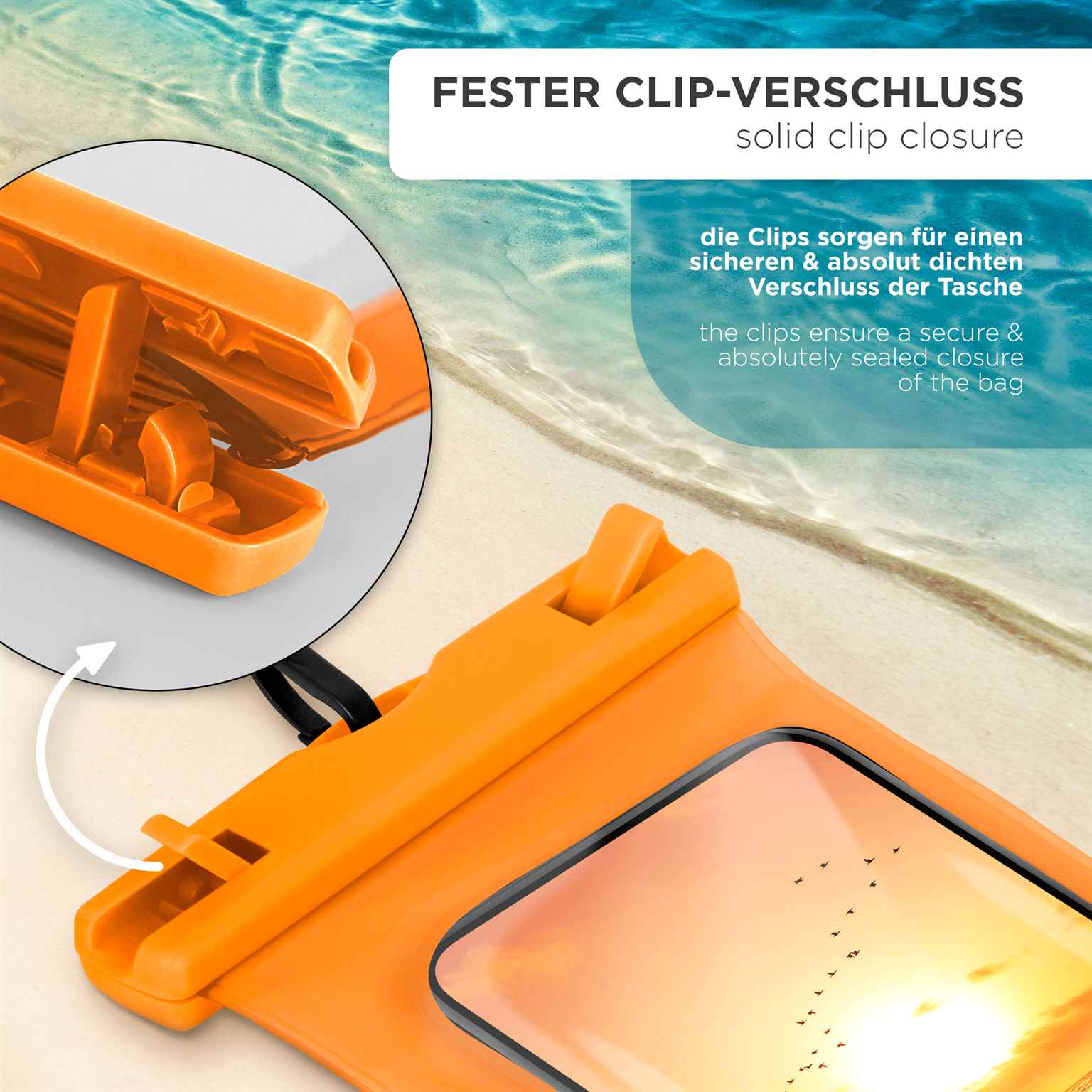 ONEFLOW Beach Bag Nokia C22 wasserdichte Hülle – Weiteres Produktbild 2