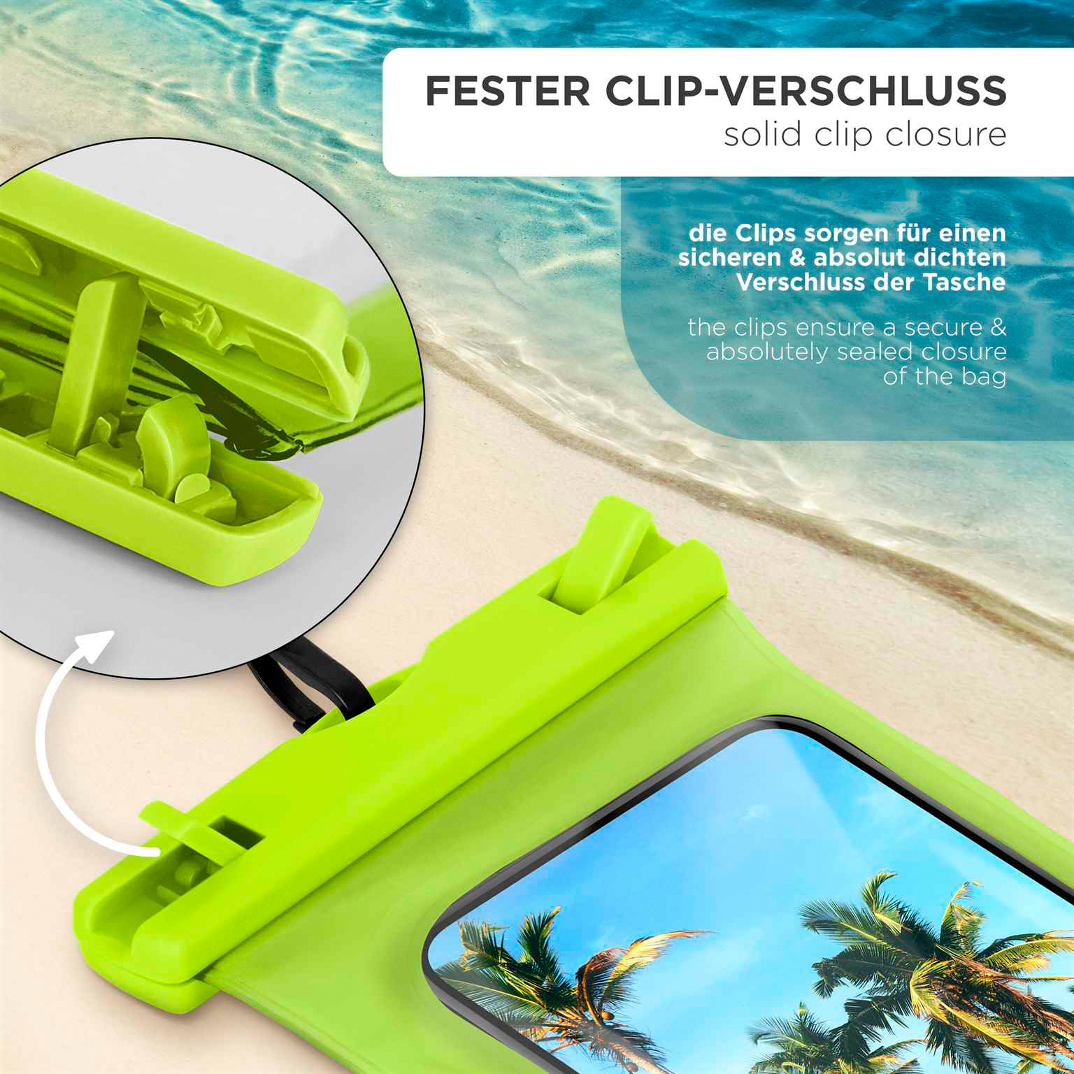 ONEFLOW Beach Bag Nokia C32 wasserdichte Hülle – Weiteres Produktbild 2