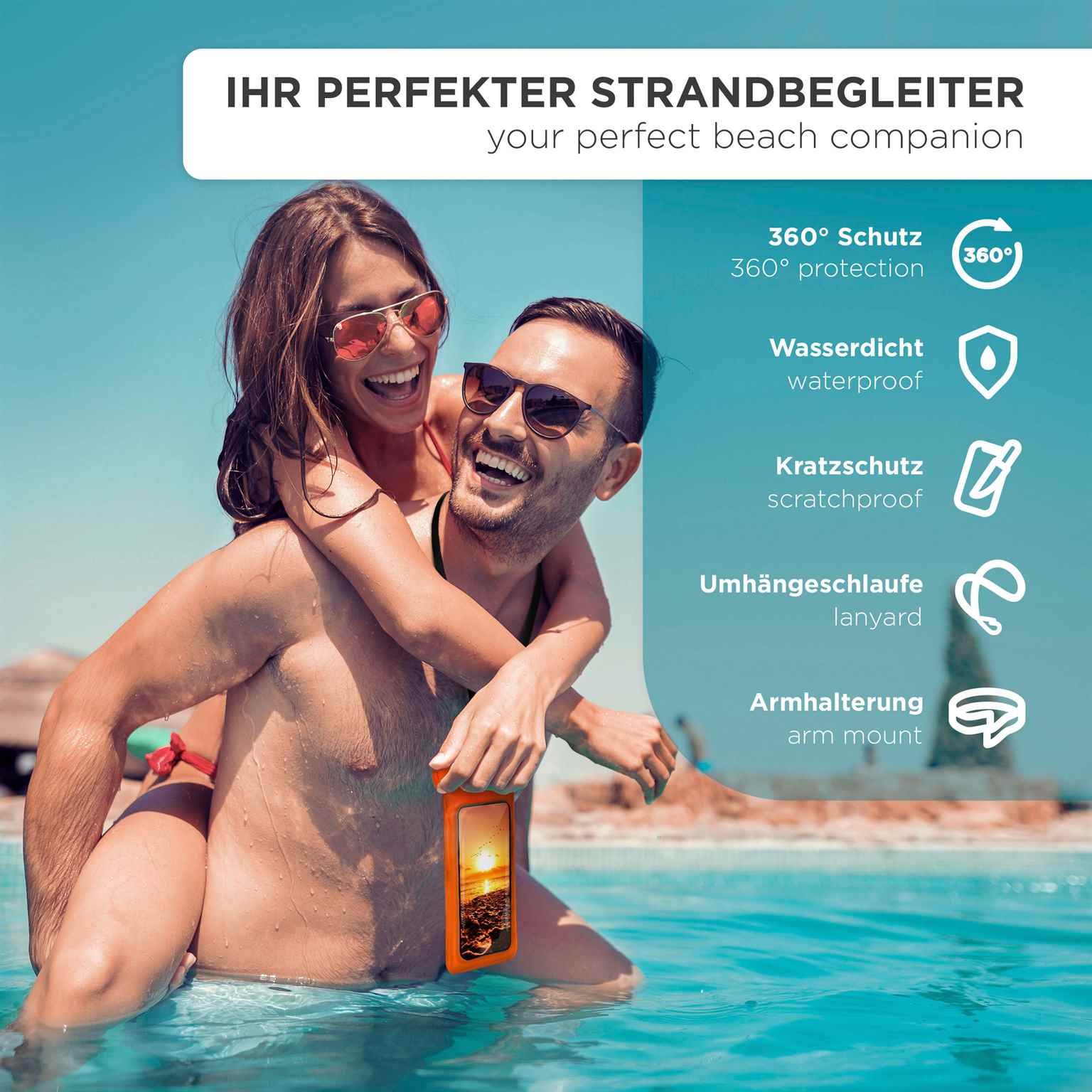ONEFLOW Beach Bag Realme 12 Pro 5G wasserdichte Hülle – Weiteres Produktbild 1
