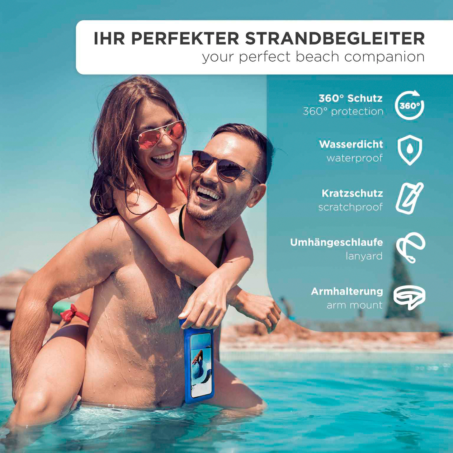 ONEFLOW Beach Bag Redmi Note 12S wasserdichte Hülle – Weiteres Produktbild 1