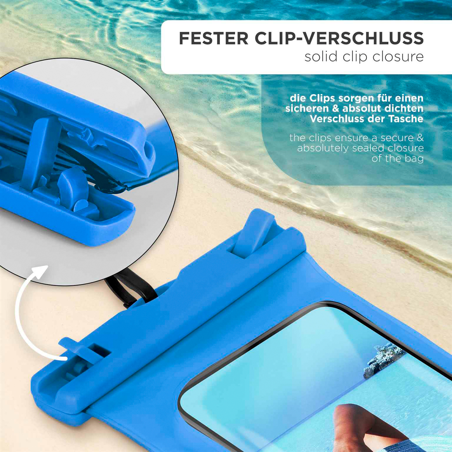 ONEFLOW Beach Bag Redmi Note 12S wasserdichte Hülle – Weiteres Produktbild 2