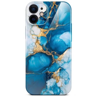 ONEFLOW Bliss Cover iPhone 12 Marmor Muster – Sapphire Dream ONEFLOW Bliss Cover iPhone 12 Marmor Muster – Sapphire Dream