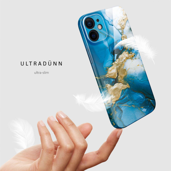 ONEFLOW Bliss Cover iPhone 12 Marmor Muster – Weiteres Produktbild 5 ONEFLOW Bliss Cover iPhone 12 Marmor Muster – Weiteres Produktbild 5