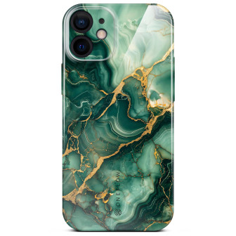 ONEFLOW Bliss Cover iPhone 12 Marmor Muster – Emerald Flow ONEFLOW Bliss Cover iPhone 12 Marmor Muster – Emerald Flow
