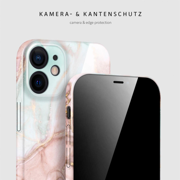 ONEFLOW Bliss Cover iPhone 12 Marmor Muster – Weiteres Produktbild 2