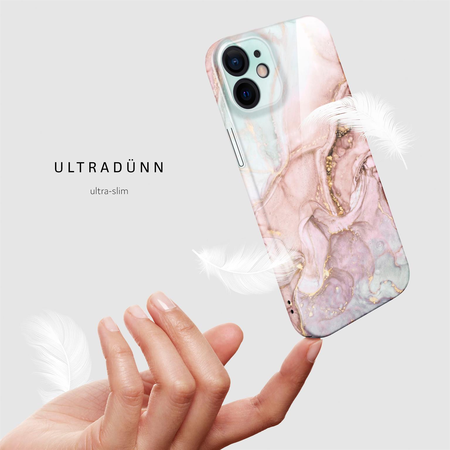 ONEFLOW Bliss Cover iPhone 12 Marmor Muster – Weiteres Produktbild 5