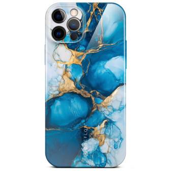 ONEFLOW Bliss Cover iPhone 12 Pro Marmor Muster – Sapphire Dream ONEFLOW Bliss Cover iPhone 12 Pro Marmor Muster – Sapphire Dream