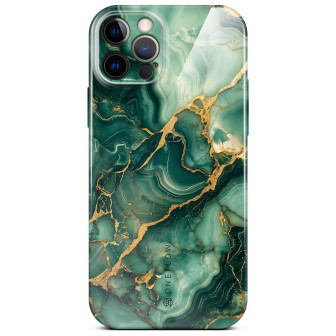ONEFLOW Bliss Cover iPhone 12 Pro Marmor Muster – Emerald Flow ONEFLOW Bliss Cover iPhone 12 Pro Marmor Muster – Emerald Flow
