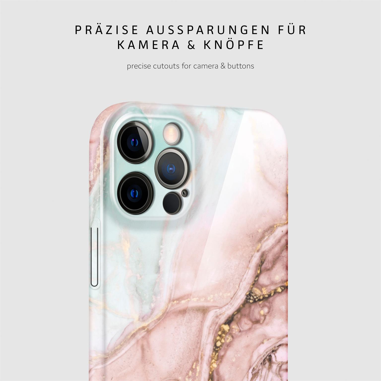 ONEFLOW Bliss Cover iPhone 12 Pro Marmor Muster – Weiteres Produktbild 6