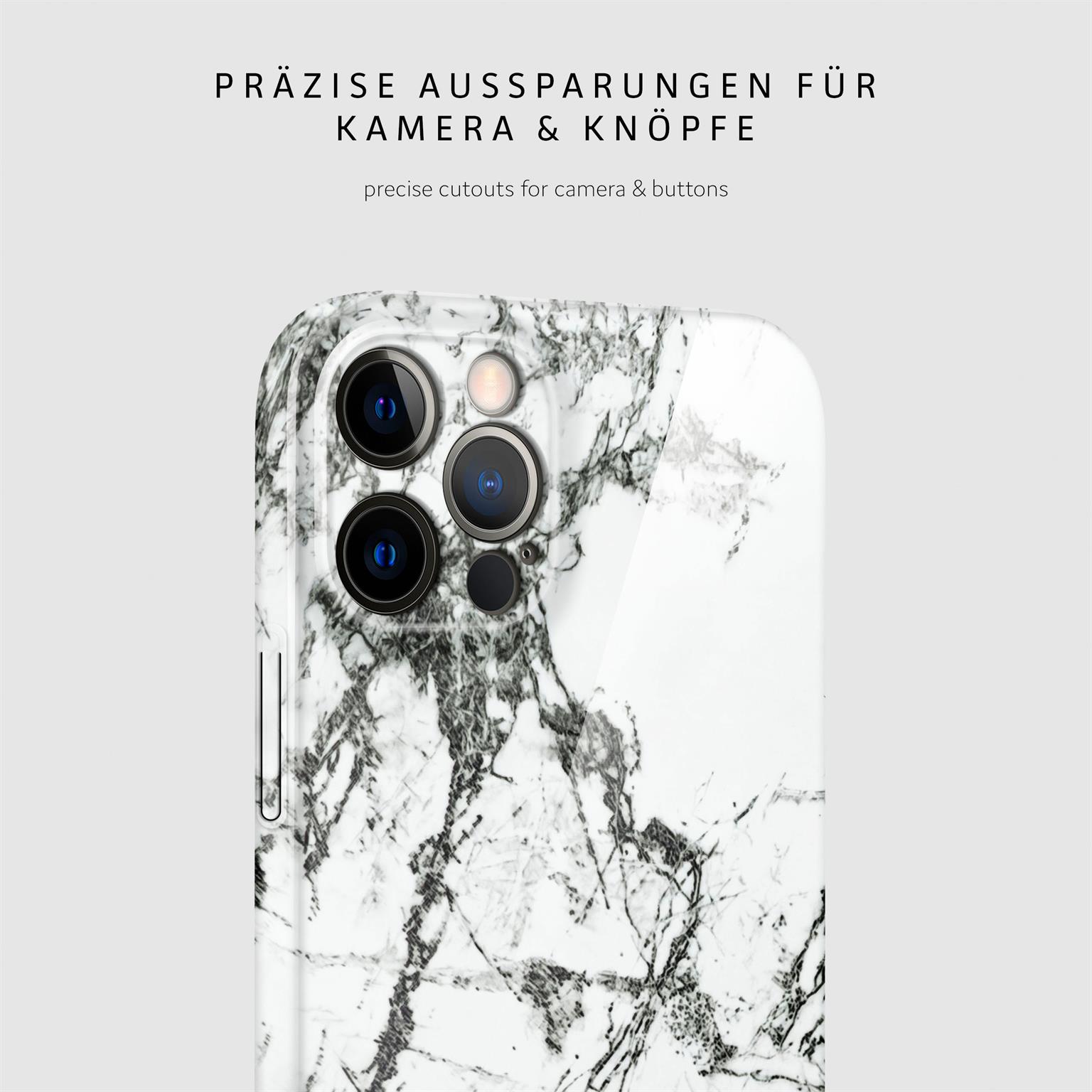 ONEFLOW Bliss Cover iPhone 12 Pro Marmor Muster – Weiteres Produktbild 6