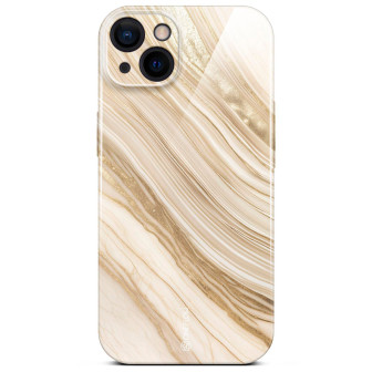 ONEFLOW ONEFLOW Bliss Cover iPhone 13 Marmor Muster – Sand Dune