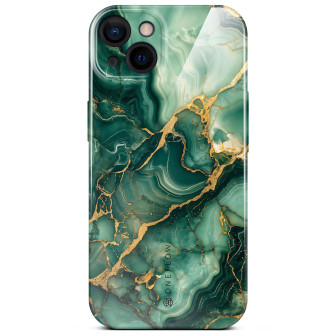 ONEFLOW Bliss Cover iPhone 13 Marmor Muster – Emerald Flow ONEFLOW Bliss Cover iPhone 13 Marmor Muster – Emerald Flow