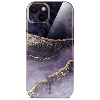 ONEFLOW ONEFLOW Bliss Cover iPhone 13 Marmor Muster – Twilight Glow