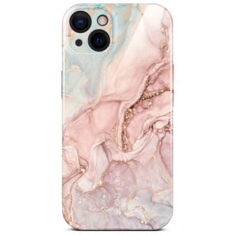ONEFLOW Bliss Cover iPhone 13 Marmor Muster – Rose Serenity ONEFLOW Bliss Cover iPhone 13 Marmor Muster – Rose Serenity