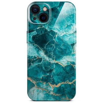 ONEFLOW Bliss Cover iPhone 13 Marmor Muster – Aqua Prism ONEFLOW Bliss Cover iPhone 13 Marmor Muster – Aqua Prism