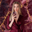 ONEFLOW Bliss Cover iPhone 13 Marmor Muster – Weiteres Produktbild 3