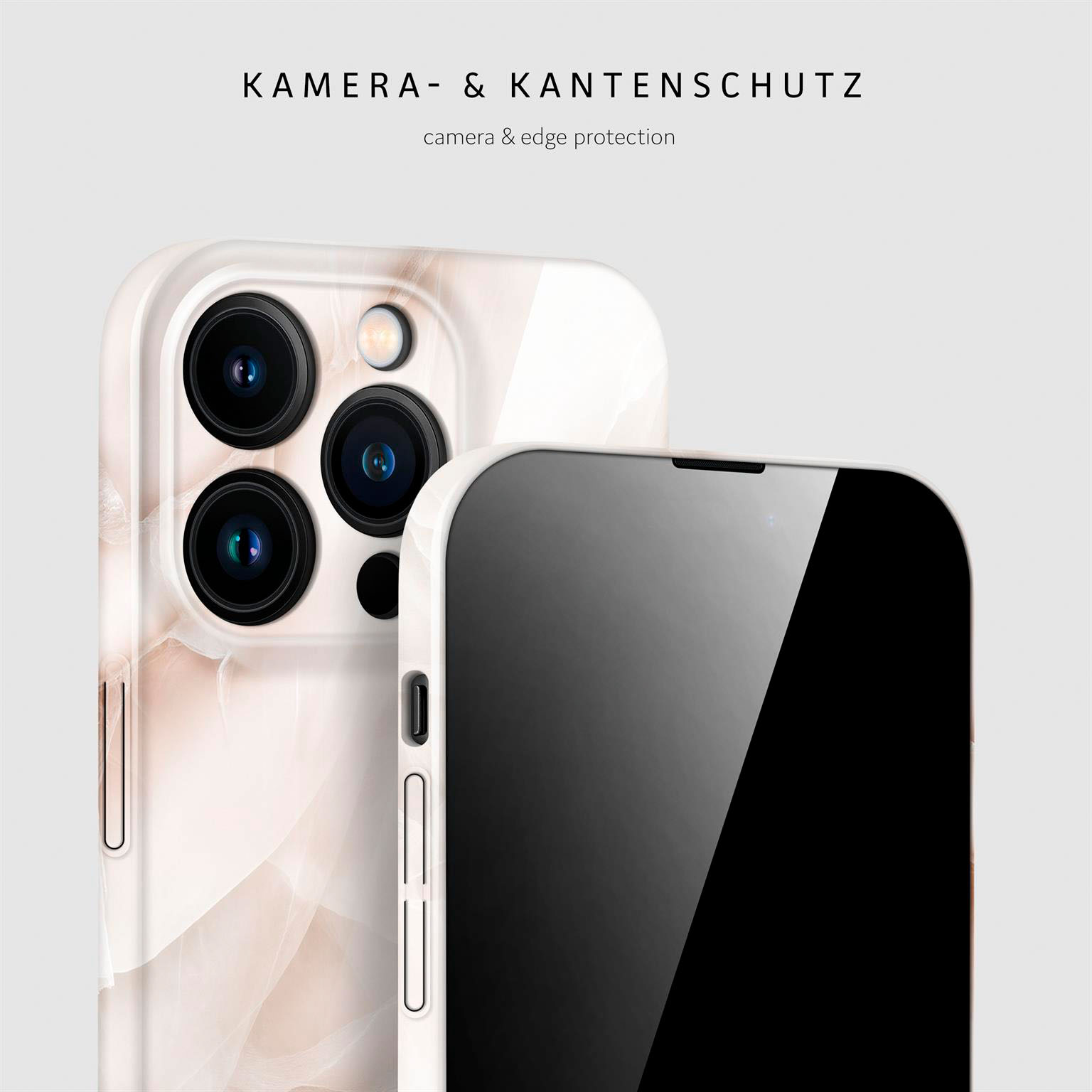 ONEFLOW Bliss Cover iPhone 14 Pro Max Marmor Muster – Weiteres Produktbild 1