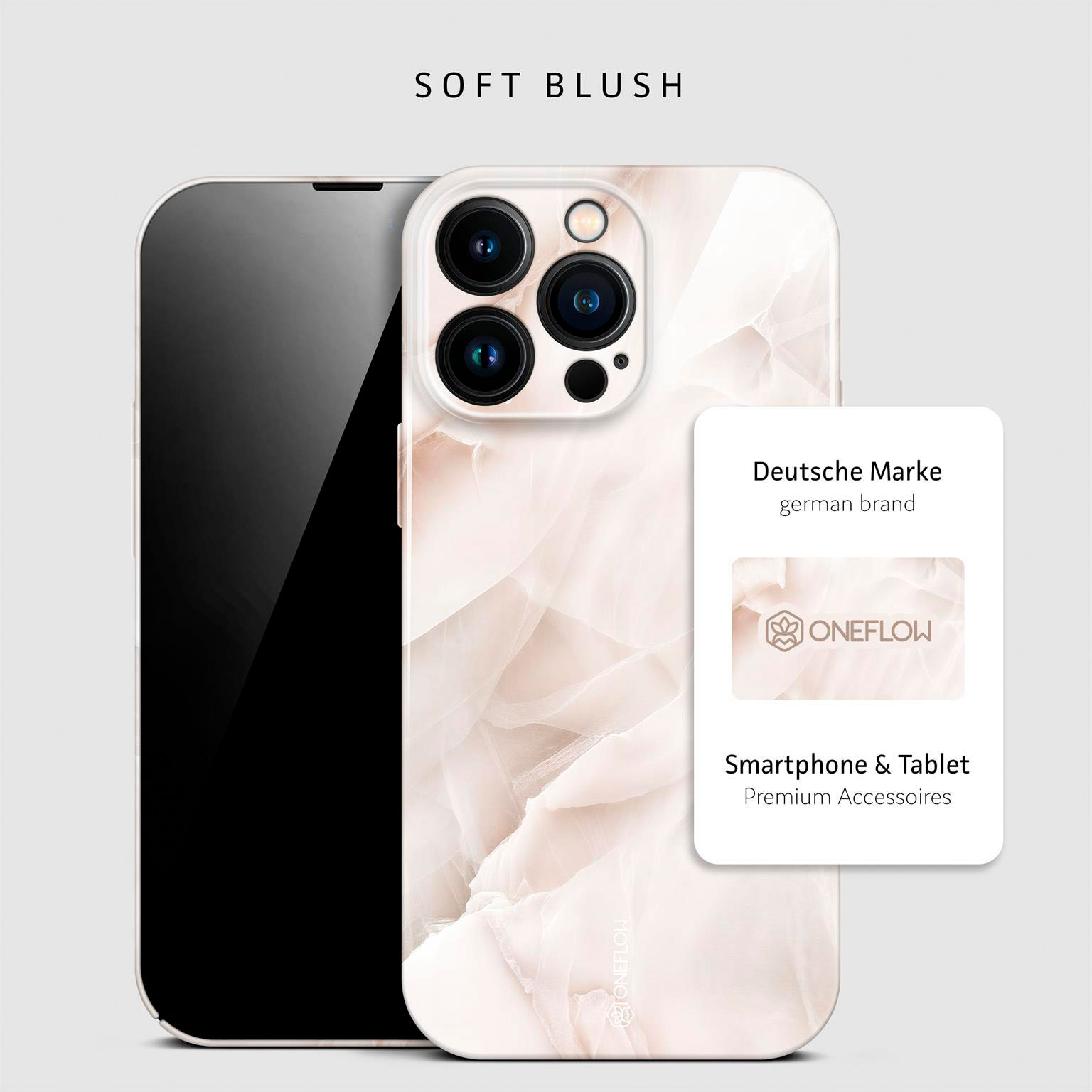 ONEFLOW Bliss Cover iPhone 14 Pro Max Marmor Muster – Weiteres Produktbild 3