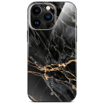 ONEFLOW Bliss Cover iPhone 14 Pro Max Marmor Muster – Black Mirage ONEFLOW Bliss Cover iPhone 14 Pro Max Marmor Muster – Black Mirage