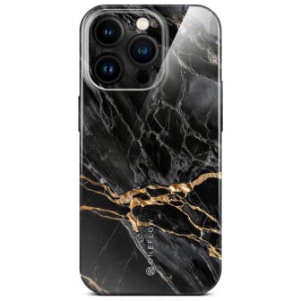 ONEFLOW Bliss Cover iPhone 14 Pro Marmor Muster – Black Mirage ONEFLOW Bliss Cover iPhone 14 Pro Marmor Muster – Black Mirage