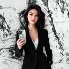 ONEFLOW Bliss Cover iPhone 14 Pro Marmor Muster – Weiteres Produktbild 3