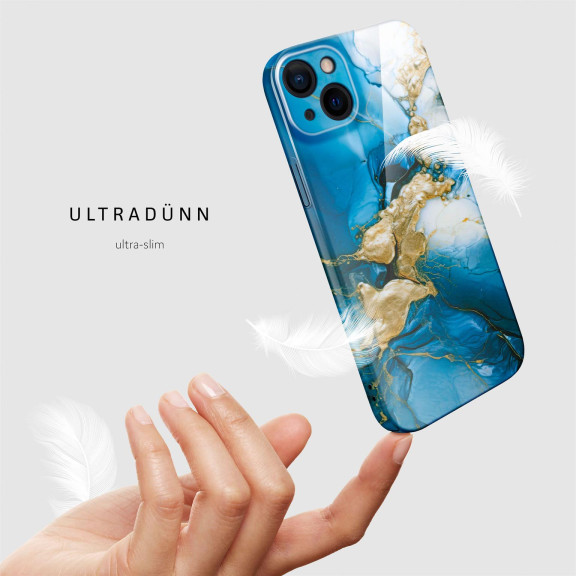 ONEFLOW Bliss Cover iPhone 14 Marmor Muster – Weiteres Produktbild 5