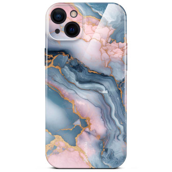 ONEFLOW ONEFLOW Bliss Cover iPhone 14 Marmor Muster – Aurora Lagoon