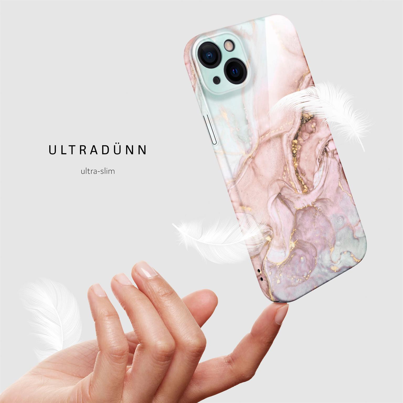 ONEFLOW Bliss Cover iPhone 14 Marmor Muster – Weiteres Produktbild 5