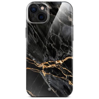ONEFLOW Bliss Cover iPhone 14 Marmor Muster – Black Mirage ONEFLOW Bliss Cover iPhone 14 Marmor Muster – Black Mirage