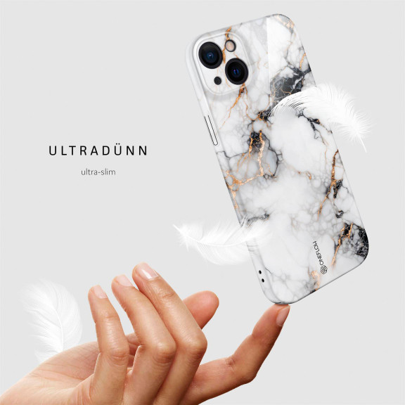ONEFLOW Bliss Cover iPhone 14 Marmor Muster – Weiteres Produktbild 5