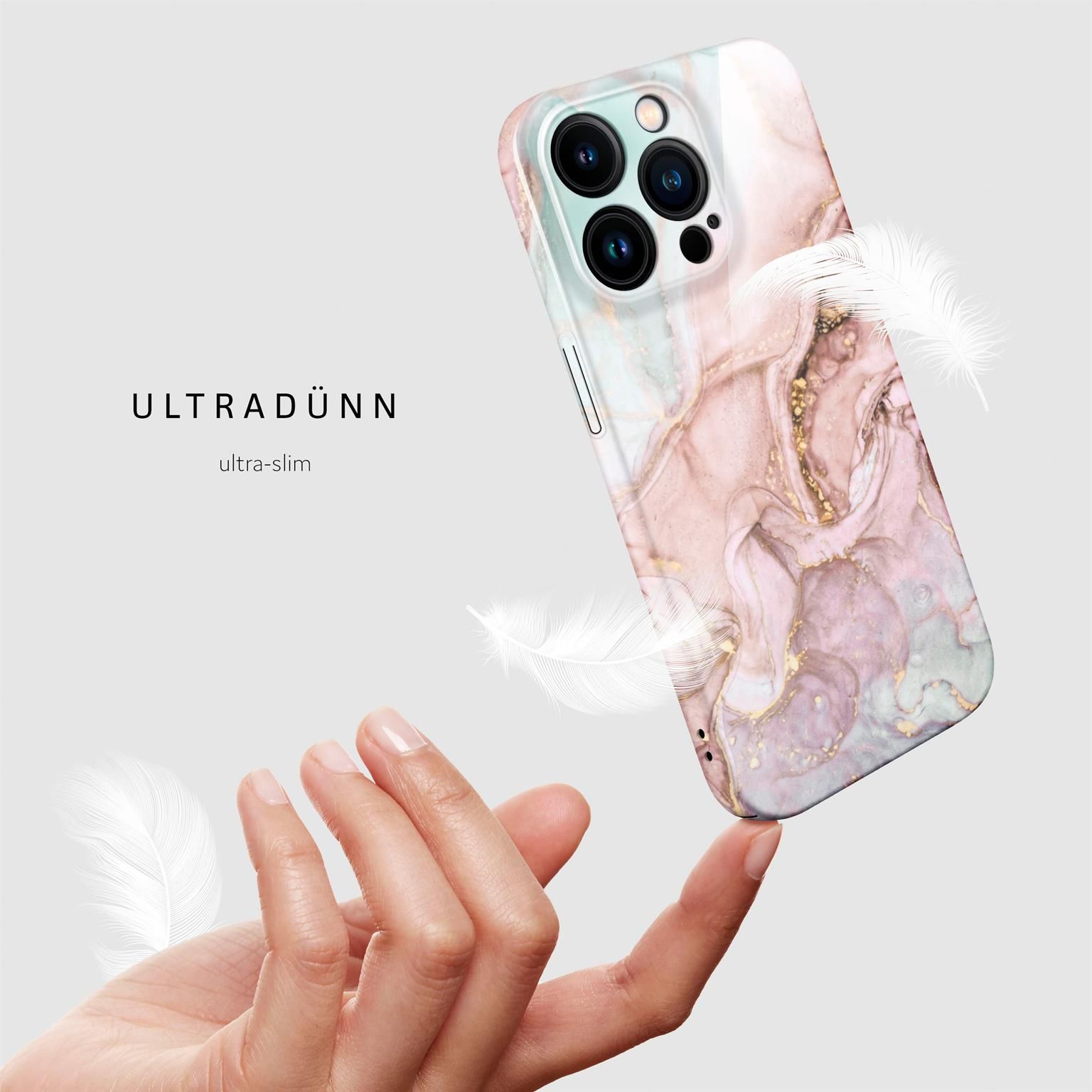 ONEFLOW Bliss Cover iPhone 15 Pro Marmor Muster – Weiteres Produktbild 5 ONEFLOW Bliss Cover iPhone 15 Pro Marmor Muster – Weiteres Produktbild 5