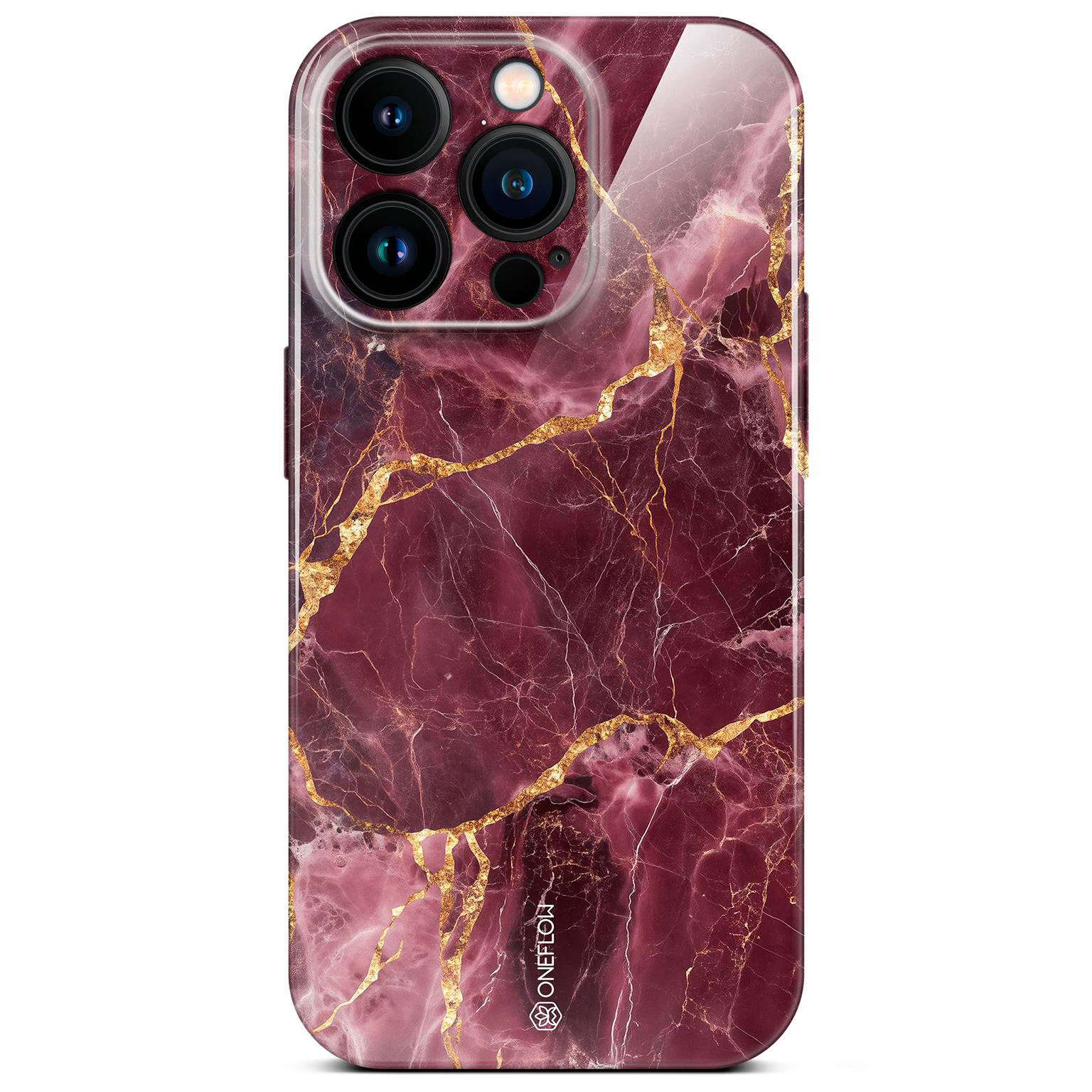 ONEFLOW Bliss Cover iPhone 15 Pro Marmor Muster – Weiteres Produktbild 1