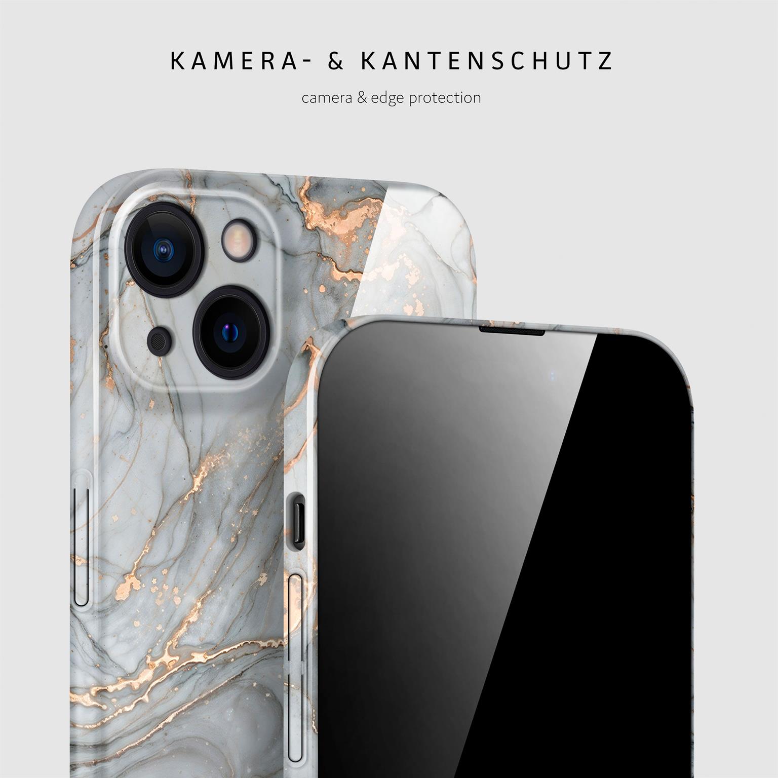 ONEFLOW Bliss Cover iPhone 15 Marmor Muster – Weiteres Produktbild 2