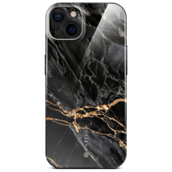 ONEFLOW Bliss Cover iPhone 15 Marmor Muster – Black Mirage ONEFLOW Bliss Cover iPhone 15 Marmor Muster – Black Mirage