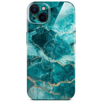 ONEFLOW Bliss Cover iPhone 15 Marmor Muster – Aqua Prism ONEFLOW Bliss Cover iPhone 15 Marmor Muster – Aqua Prism
