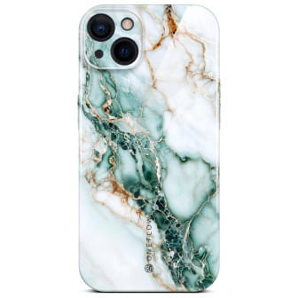 ONEFLOW Bliss Cover iPhone 15 Marmor Muster – Jade Cascade ONEFLOW Bliss Cover iPhone 15 Marmor Muster – Jade Cascade