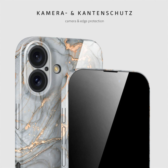 ONEFLOW Bliss Cover iPhone 16 Plus Marmor Muster – Weiteres Produktbild 2 ONEFLOW Bliss Cover iPhone 16 Plus Marmor Muster – Weiteres Produktbild 2