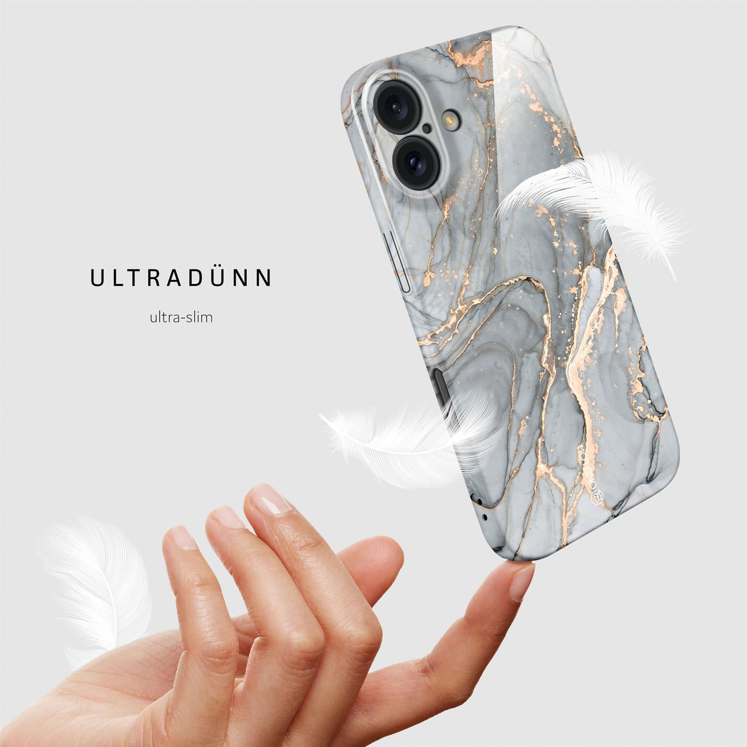 ONEFLOW Bliss Cover iPhone 16 Plus Marmor Muster – Weiteres Produktbild 5 ONEFLOW Bliss Cover iPhone 16 Plus Marmor Muster – Weiteres Produktbild 5