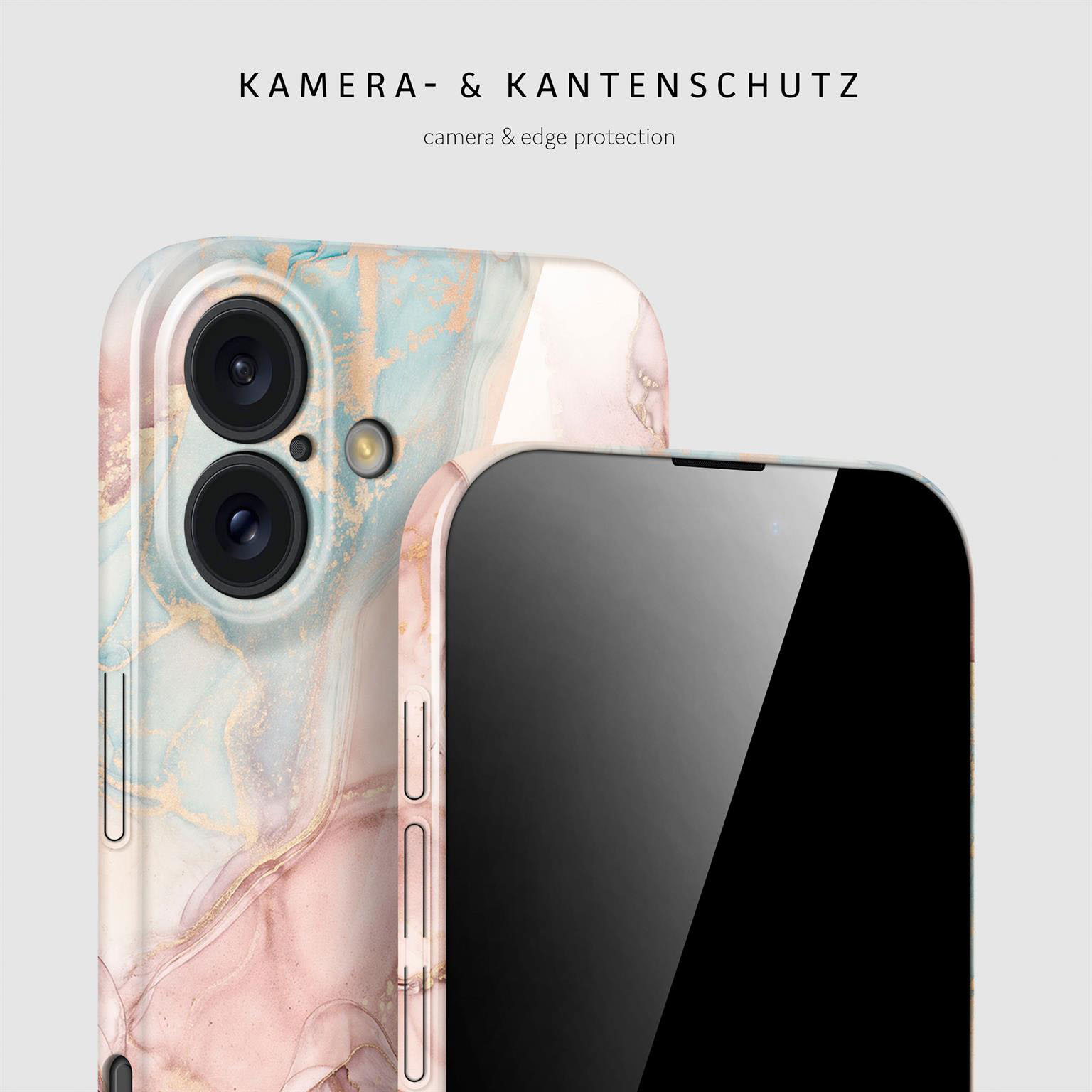 ONEFLOW Bliss Cover iPhone 16 Plus Marmor Muster – Weiteres Produktbild 2 ONEFLOW Bliss Cover iPhone 16 Plus Marmor Muster – Weiteres Produktbild 2