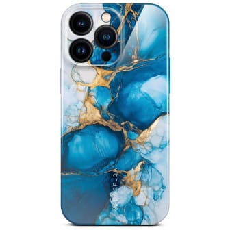 ONEFLOW Bliss Cover iPhone 16 Pro Max Marmor Muster – Sapphire Dream ONEFLOW Bliss Cover iPhone 16 Pro Max Marmor Muster – Sapphire Dream