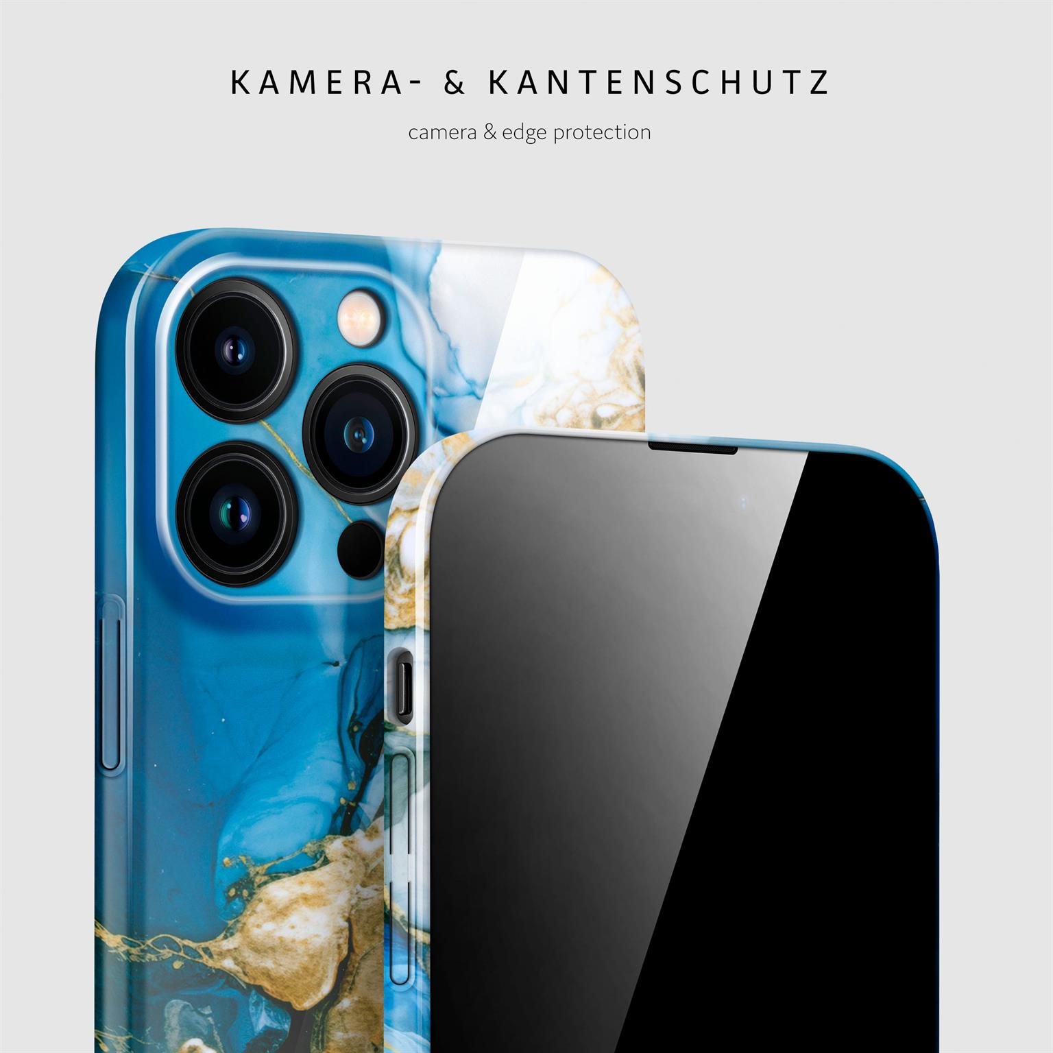 ONEFLOW Bliss Cover iPhone 16 Pro Max Marmor Muster – Weiteres Produktbild 1