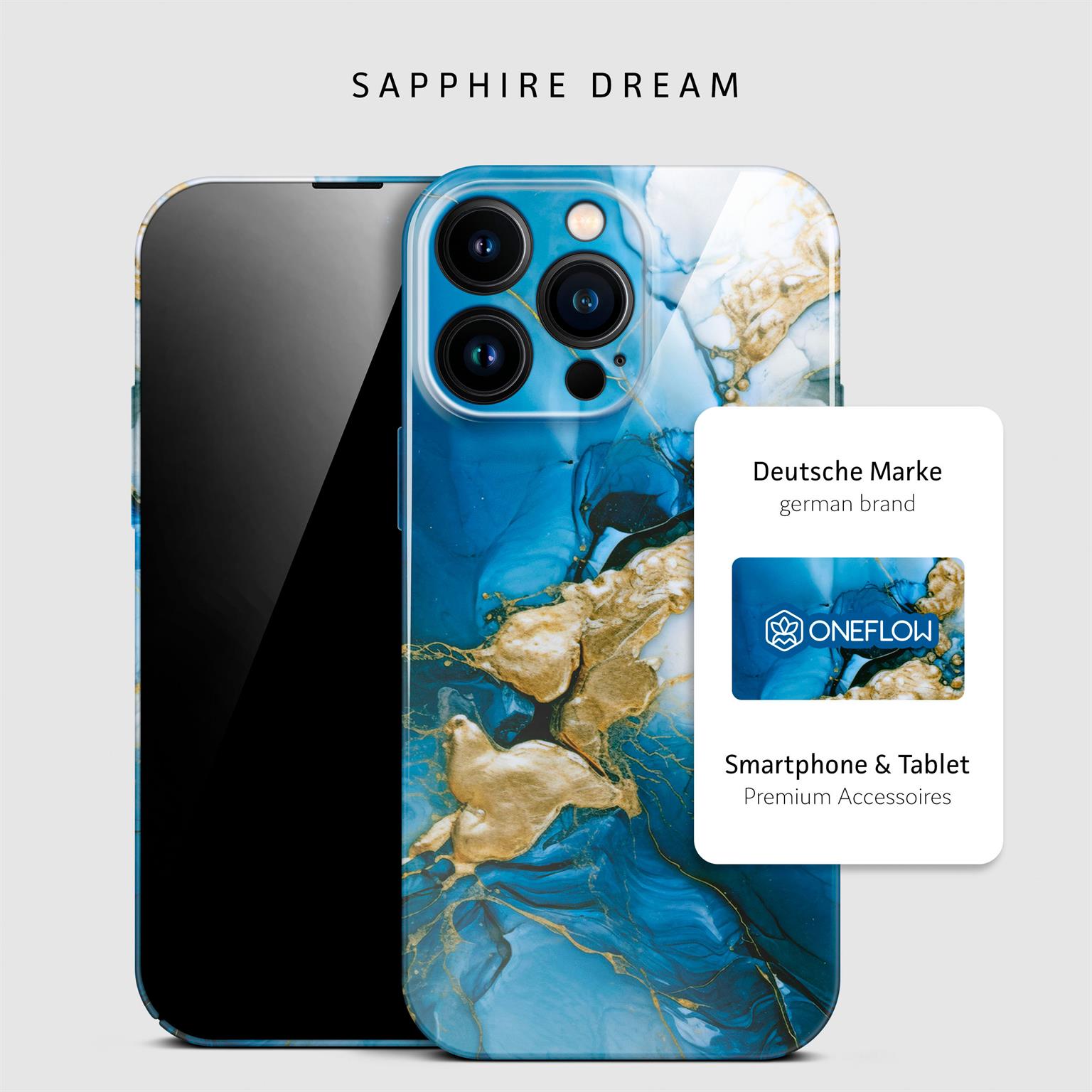 ONEFLOW Bliss Cover iPhone 16 Pro Max Marmor Muster – Weiteres Produktbild 3