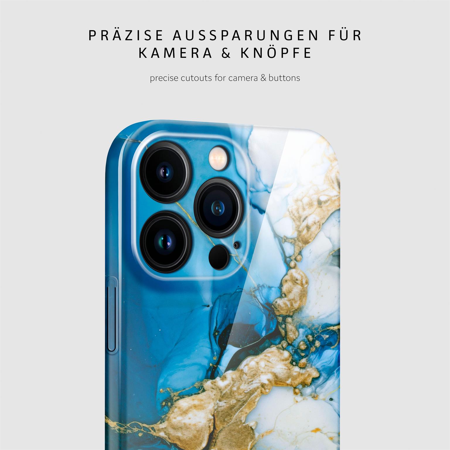 ONEFLOW Bliss Cover iPhone 16 Pro Max Marmor Muster – Weiteres Produktbild 6