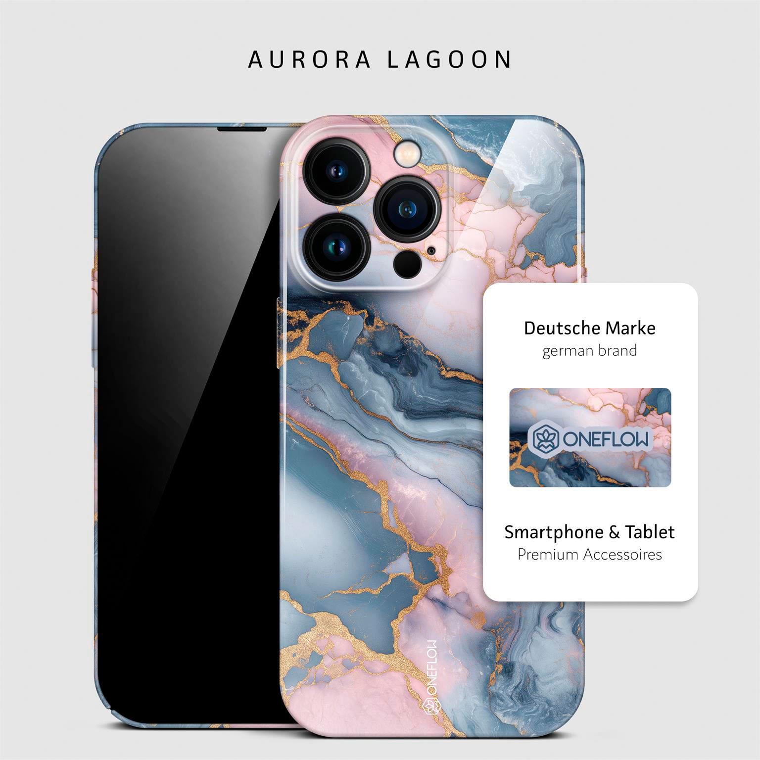 ONEFLOW Bliss Cover iPhone 16 Pro Max Marmor Muster – Weiteres Produktbild 3