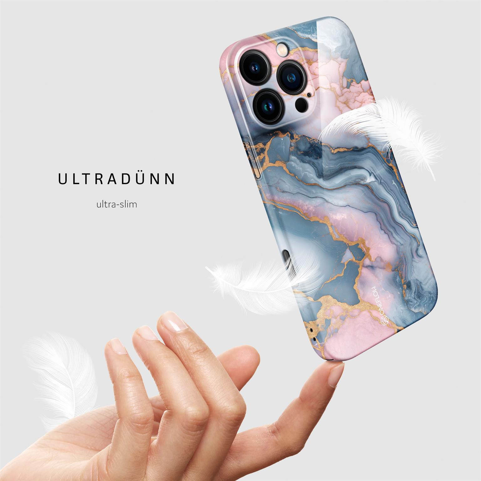 ONEFLOW Bliss Cover iPhone 16 Pro Max Marmor Muster – Weiteres Produktbild 4